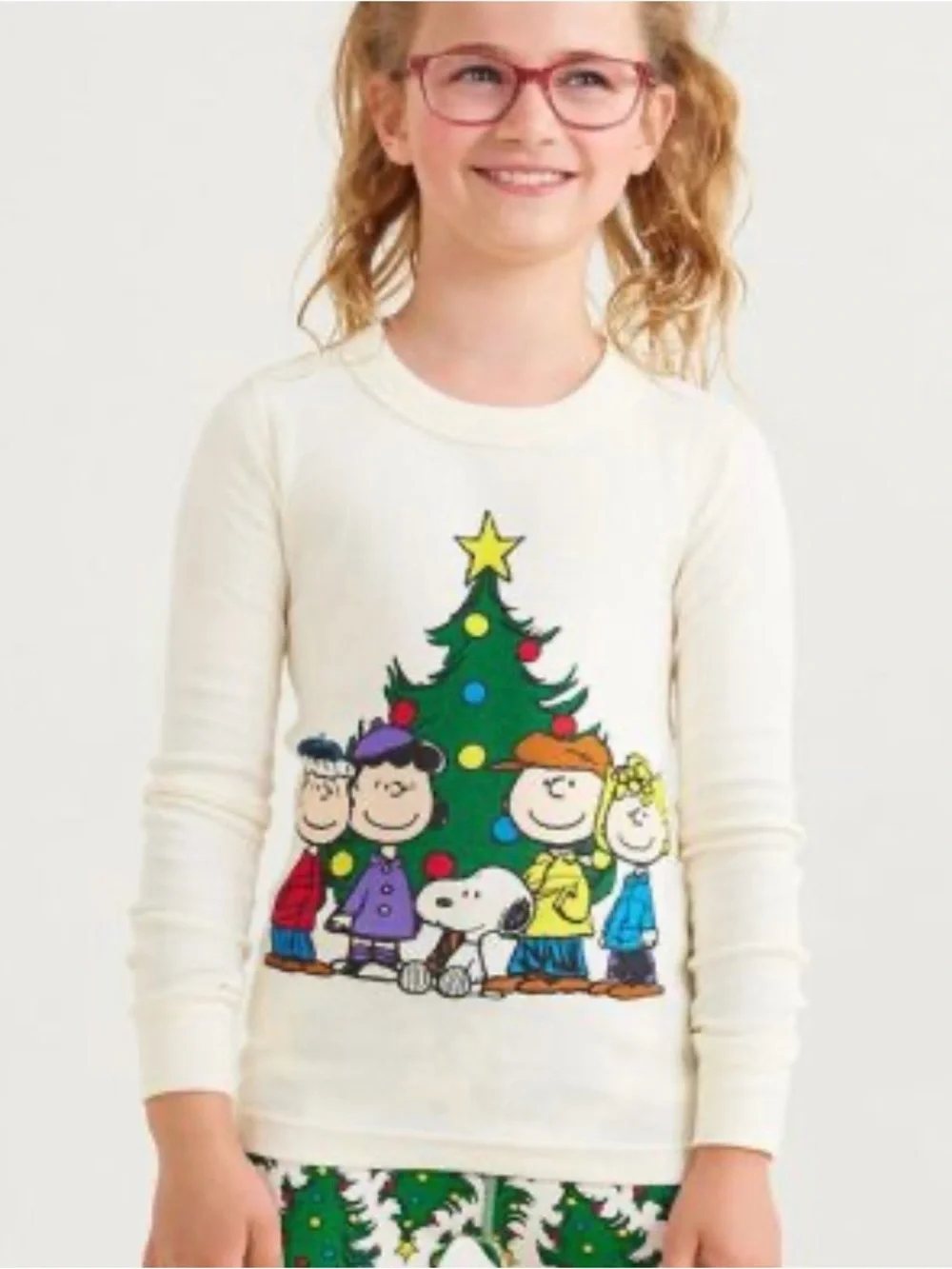 Hanna Andersson x Peanuts Kids Holiday HannaJams™ Pajama Set - Size 6-7